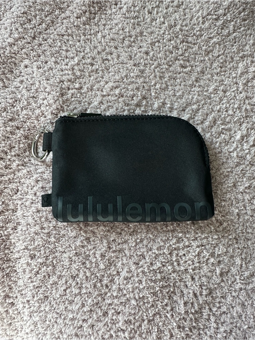 Lululemon Clippable Card Pouch (Black)